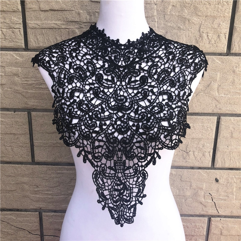 Craft γιακάς Venise Pink Floral κεντημένο απλικέ Διακοσμημένο με λαιμόκοψη με δαντέλα γιακάς ράψιμο Scrapbooking