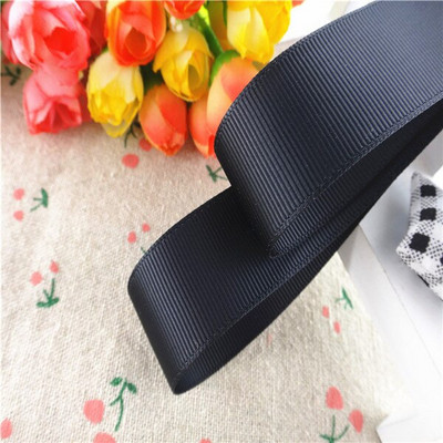 Μονόχρωμο Grosgrain 1-1/2" 38mm/25MM Κορδέλες 10 Yards για φιόγκους μαλλιών/ Συσκευασία δώρου DIY Χριστουγεννιάτικα Διακοσμητικά Υλικά YM18010109