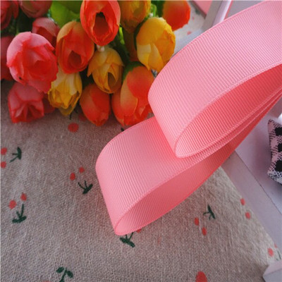 Μονόχρωμο Grosgrain 1-1/2" 38mm/25MM Κορδέλες 10 Yards για φιόγκους μαλλιών/ Συσκευασία δώρου DIY Χριστουγεννιάτικα Διακοσμητικά Υλικά YM18010109