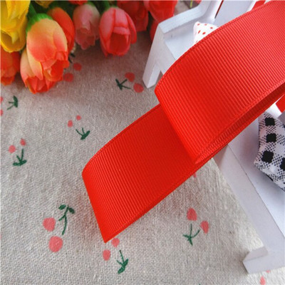 Μονόχρωμο Grosgrain 1-1/2" 38mm/25MM Κορδέλες 10 Yards για φιόγκους μαλλιών/ Συσκευασία δώρου DIY Χριστουγεννιάτικα Διακοσμητικά Υλικά YM18010109