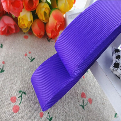 Μονόχρωμο Grosgrain 1-1/2" 38mm/25MM Κορδέλες 10 Yards για φιόγκους μαλλιών/ Συσκευασία δώρου DIY Χριστουγεννιάτικα Διακοσμητικά Υλικά YM18010109