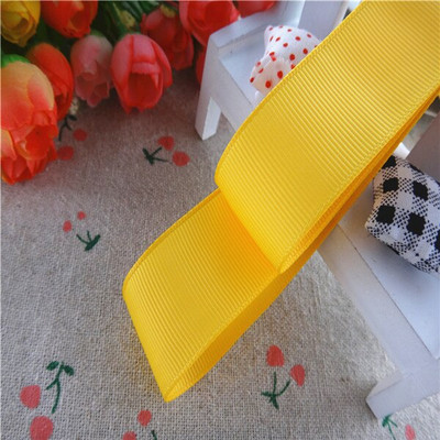 Μονόχρωμο Grosgrain 1-1/2" 38mm/25MM Κορδέλες 10 Yards για φιόγκους μαλλιών/ Συσκευασία δώρου DIY Χριστουγεννιάτικα Διακοσμητικά Υλικά YM18010109