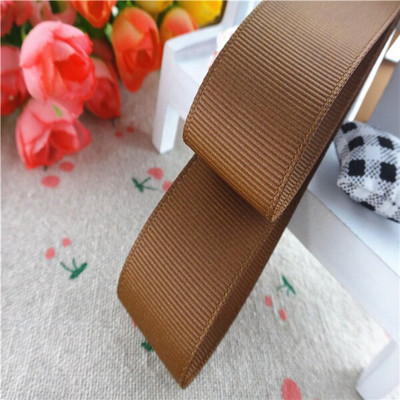 Μονόχρωμο Grosgrain 1-1/2" 38mm/25MM Κορδέλες 10 Yards για φιόγκους μαλλιών/ Συσκευασία δώρου DIY Χριστουγεννιάτικα Διακοσμητικά Υλικά YM18010109