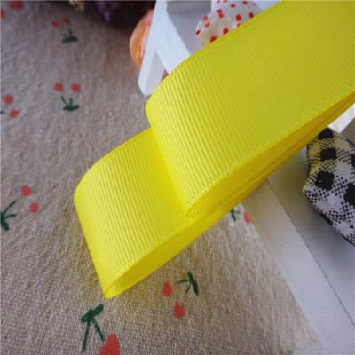 Μονόχρωμο Grosgrain 1-1/2" 38mm/25MM Κορδέλες 10 Yards για φιόγκους μαλλιών/ Συσκευασία δώρου DIY Χριστουγεννιάτικα Διακοσμητικά Υλικά YM18010109