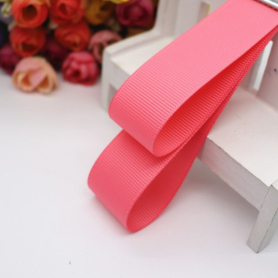 Μονόχρωμο Grosgrain 1-1/2" 38mm/25MM Κορδέλες 10 Yards για φιόγκους μαλλιών/ Συσκευασία δώρου DIY Χριστουγεννιάτικα Διακοσμητικά Υλικά YM18010109