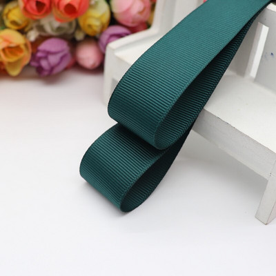 Μονόχρωμο Grosgrain 1-1/2" 38mm/25MM Κορδέλες 10 Yards για φιόγκους μαλλιών/ Συσκευασία δώρου DIY Χριστουγεννιάτικα Διακοσμητικά Υλικά YM18010109
