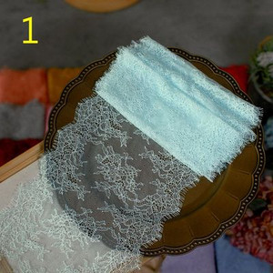 3 méter/tétel 20 cm szélesség divat Kiváló minőségű kézzel készített barkács szempilla csipke szegés, csipke szövet