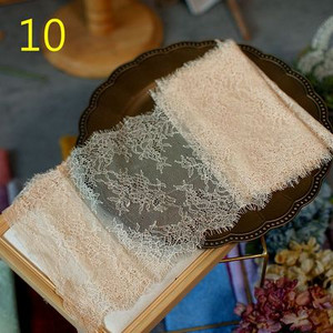 3 méter/tétel 20 cm szélesség divat Kiváló minőségű kézzel készített barkács szempilla csipke szegés, csipke szövet