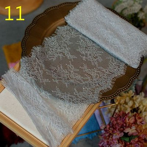 3 méter/tétel 20 cm szélesség divat Kiváló minőségű kézzel készített barkács szempilla csipke szegés, csipke szövet