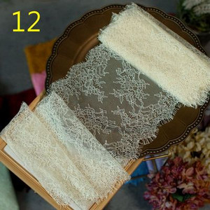 3 méter/tétel 20 cm szélesség divat Kiváló minőségű kézzel készített barkács szempilla csipke szegés, csipke szövet