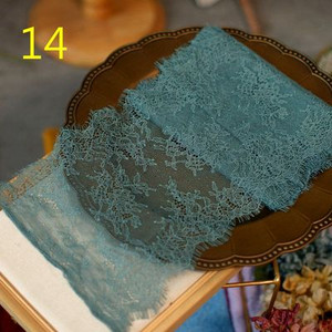 3 méter/tétel 20 cm szélesség divat Kiváló minőségű kézzel készített barkács szempilla csipke szegés, csipke szövet