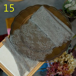 3 méter/tétel 20 cm szélesség divat Kiváló minőségű kézzel készített barkács szempilla csipke szegés, csipke szövet