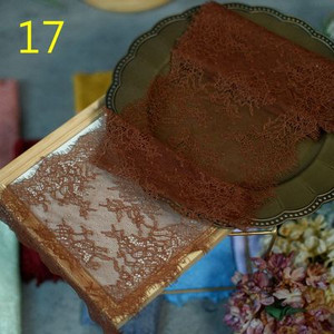 3 méter/tétel 20 cm szélesség divat Kiváló minőségű kézzel készített barkács szempilla csipke szegés, csipke szövet