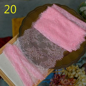 3 méter/tétel 20 cm szélesség divat Kiváló minőségű kézzel készített barkács szempilla csipke szegés, csipke szövet