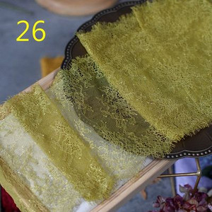 3 méter/tétel 20 cm szélesség divat Kiváló minőségű kézzel készített barkács szempilla csipke szegés, csipke szövet