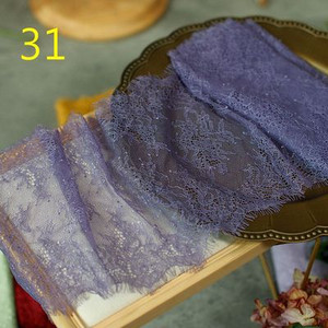 3 méter/tétel 20 cm szélesség divat Kiváló minőségű kézzel készített barkács szempilla csipke szegés, csipke szövet