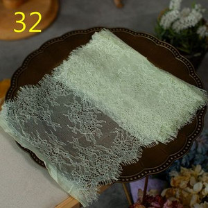 3 méter/tétel 20 cm szélesség divat Kiváló minőségű kézzel készített barkács szempilla csipke szegés, csipke szövet