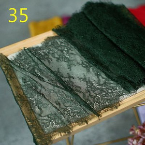 3 méter/tétel 20 cm szélesség divat Kiváló minőségű kézzel készített barkács szempilla csipke szegés, csipke szövet