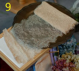 3 méter/tétel 20 cm szélesség divat Kiváló minőségű kézzel készített barkács szempilla csipke szegés, csipke szövet