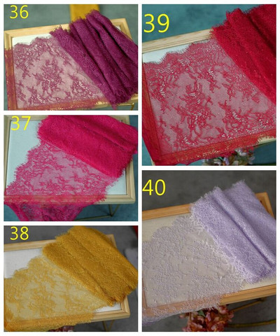 3 méter/tétel 20 cm szélesség divat Kiváló minőségű kézzel készített barkács szempilla csipke szegés, csipke szövet