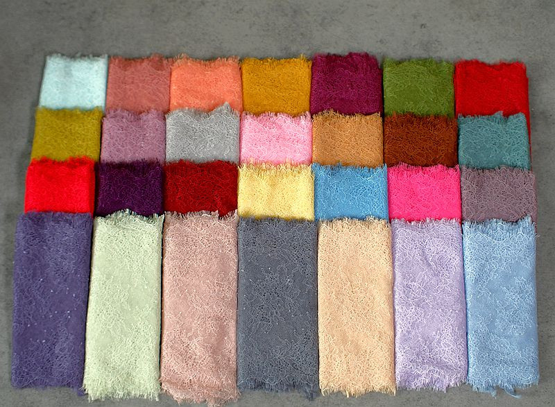 3 méter/tétel 20 cm szélesség divat Kiváló minőségű kézzel készített barkács szempilla csipke szegés, csipke szövet