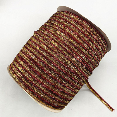 Νέα βελούδινη κορδέλα 6mm Glitter No Elastic Single Face Ribbon Headband Clips Bow Decoration