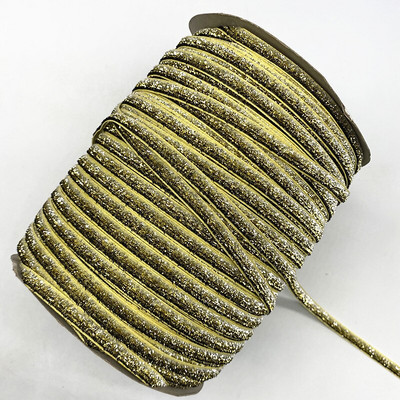 Νέα βελούδινη κορδέλα 6mm Glitter No Elastic Single Face Ribbon Headband Clips Bow Decoration