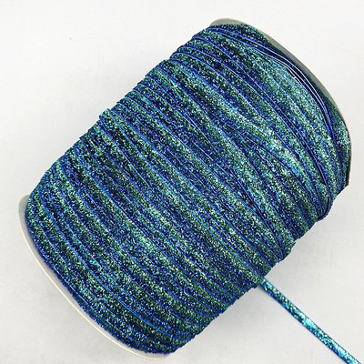Νέα βελούδινη κορδέλα 6mm Glitter No Elastic Single Face Ribbon Headband Clips Bow Decoration