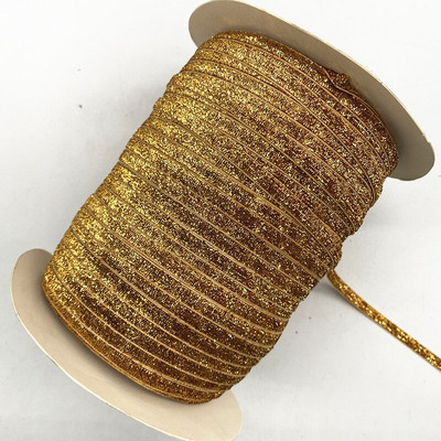 Νέα βελούδινη κορδέλα 6mm Glitter No Elastic Single Face Ribbon Headband Clips Bow Decoration