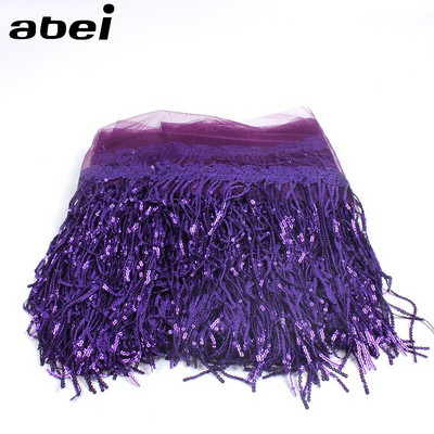 32cm 2υάρδου Γυαλιστερό Διχτυωτό Ύφασμα Δαντέλα Κρόσια Παγιέτα Κορδέλα Φούντα DIY Αξεσουάρ ραπτικής φορέματος χορού γάμου