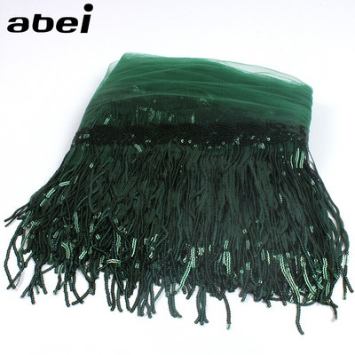 32cm 2υάρδου Γυαλιστερό Διχτυωτό Ύφασμα Δαντέλα Κρόσια Παγιέτα Κορδέλα Φούντα DIY Αξεσουάρ ραπτικής φορέματος χορού γάμου