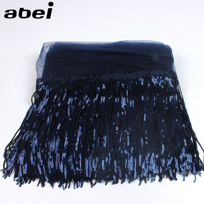 32cm 2υάρδου Γυαλιστερό Διχτυωτό Ύφασμα Δαντέλα Κρόσια Παγιέτα Κορδέλα Φούντα DIY Αξεσουάρ ραπτικής φορέματος χορού γάμου