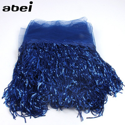 32cm 2υάρδου Γυαλιστερό Διχτυωτό Ύφασμα Δαντέλα Κρόσια Παγιέτα Κορδέλα Φούντα DIY Αξεσουάρ ραπτικής φορέματος χορού γάμου