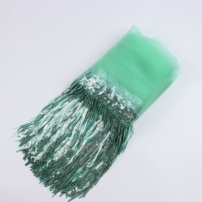 32cm 2υάρδου Γυαλιστερό Διχτυωτό Ύφασμα Δαντέλα Κρόσια Παγιέτα Κορδέλα Φούντα DIY Αξεσουάρ ραπτικής φορέματος χορού γάμου