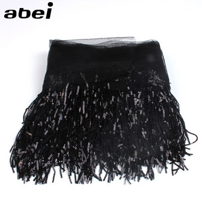 32cm 2υάρδου Γυαλιστερό Διχτυωτό Ύφασμα Δαντέλα Κρόσια Παγιέτα Κορδέλα Φούντα DIY Αξεσουάρ ραπτικής φορέματος χορού γάμου