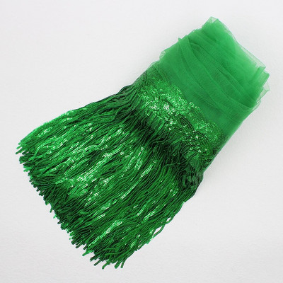 32cm 2υάρδου Γυαλιστερό Διχτυωτό Ύφασμα Δαντέλα Κρόσια Παγιέτα Κορδέλα Φούντα DIY Αξεσουάρ ραπτικής φορέματος χορού γάμου