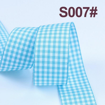 Panglici în carouri de 5 metri/rolă Panglică grosgrain pentru împachetare cadou Panglică din poliester lucrată manual cu fundă DIY, decorațiuni pentru petrecerea de nuntă