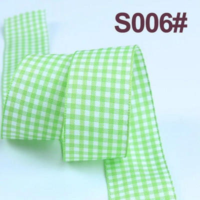 Panglici în carouri de 5 metri/rolă Panglică grosgrain pentru împachetare cadou Panglică din poliester lucrată manual cu fundă DIY, decorațiuni pentru petrecerea de nuntă