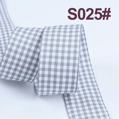 Panglici în carouri de 5 metri/rolă Panglică grosgrain pentru împachetare cadou Panglică din poliester lucrată manual cu fundă DIY, decorațiuni pentru petrecerea de nuntă
