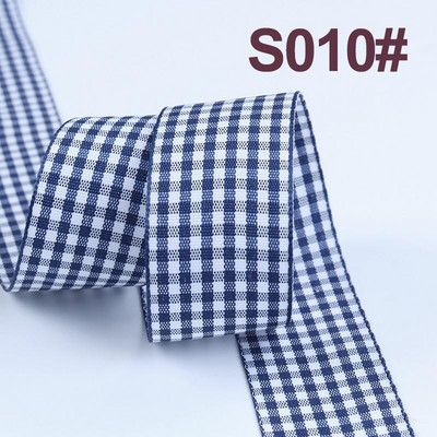 Panglici în carouri de 5 metri/rolă Panglică grosgrain pentru împachetare cadou Panglică din poliester lucrată manual cu fundă DIY, decorațiuni pentru petrecerea de nuntă