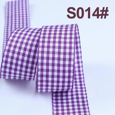 Panglici în carouri de 5 metri/rolă Panglică grosgrain pentru împachetare cadou Panglică din poliester lucrată manual cu fundă DIY, decorațiuni pentru petrecerea de nuntă