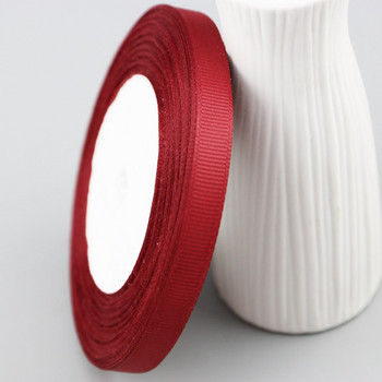 (25 ярда/ролка) 10 mm Grosgrain Ribbon Продажба на едро на подаръчна опаковка, панделки за украса, дантелен плат