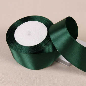 25Yards Dark Green Crafts Σατέν Κορδέλα Χριστουγεννιάτικο Δώρο Φιόγκος DIY Φυσική Κορδέλα Χειροποίητα Ραπτικά Ρούχα Διακόσμηση Γάμου