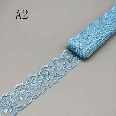 Comerț cu ridicata, 10 yarzi, 4 cm lățime, țesătură din dantelă pentru haine DIY, folosită pentru dantelă, panglică, lenjerie de pat, material de acoperire de pernă pentru canapea