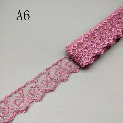 Comerț cu ridicata, 10 yarzi, 4 cm lățime, țesătură din dantelă pentru haine DIY, folosită pentru dantelă, panglică, lenjerie de pat, material de acoperire de pernă pentru canapea