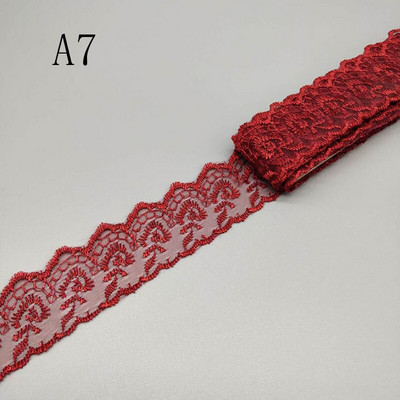 Comerț cu ridicata, 10 yarzi, 4 cm lățime, țesătură din dantelă pentru haine DIY, folosită pentru dantelă, panglică, lenjerie de pat, material de acoperire de pernă pentru canapea
