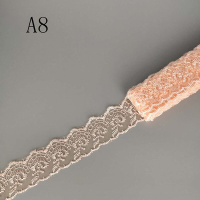 Comerț cu ridicata, 10 yarzi, 4 cm lățime, țesătură din dantelă pentru haine DIY, folosită pentru dantelă, panglică, lenjerie de pat, material de acoperire de pernă pentru canapea