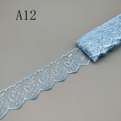 Comerț cu ridicata, 10 yarzi, 4 cm lățime, țesătură din dantelă pentru haine DIY, folosită pentru dantelă, panglică, lenjerie de pat, material de acoperire de pernă pentru canapea
