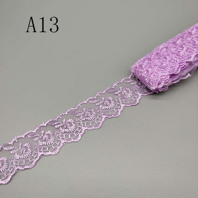 Comerț cu ridicata, 10 yarzi, 4 cm lățime, țesătură din dantelă pentru haine DIY, folosită pentru dantelă, panglică, lenjerie de pat, material de acoperire de pernă pentru canapea