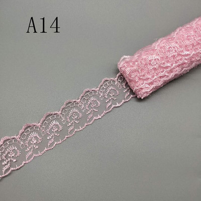Comerț cu ridicata, 10 yarzi, 4 cm lățime, țesătură din dantelă pentru haine DIY, folosită pentru dantelă, panglică, lenjerie de pat, material de acoperire de pernă pentru canapea